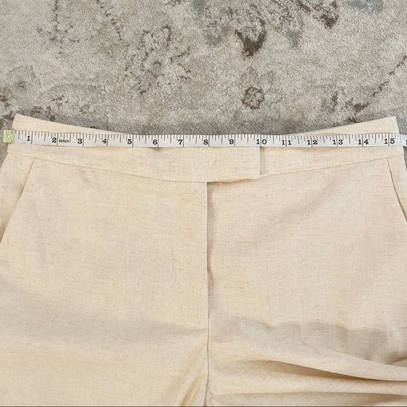 Mango Suit Dress Trousers in Heathered Butter Cream/Yellow Size 6 - Picture 7 of 10
